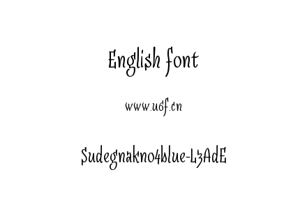Sudegnakno4blue-L3AdE.ttf下载