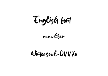 Wintersoul-OVVXo.ttf下载