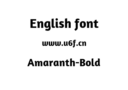 字体-Amaranth-Bold.ttf