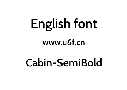 字体-Cabin-SemiBold.ttf