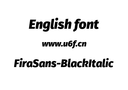 字体-FiraSans-BlackItalic.ttf