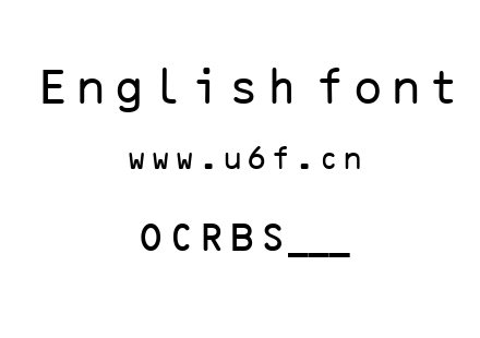 OCRBS___.TTF