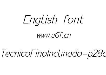 TecnicoFinoInclinado-p28a.ttf