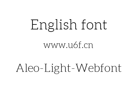 Aleo-Light-Webfont.ttf下载