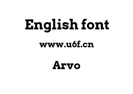 Arvo.ttf下载