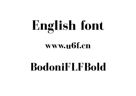 BodoniFLFBold.ttf下载