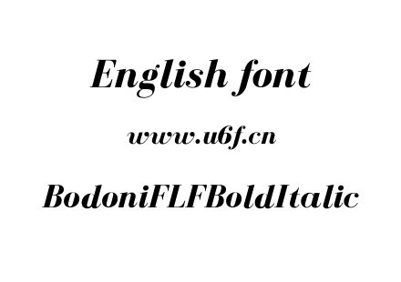 BodoniFLFBoldItalic.ttf下载