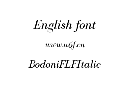 BodoniFLFItalic.ttf下载