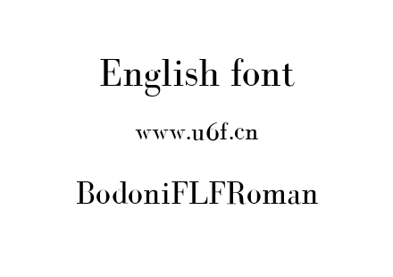BodoniFLFRoman.ttf下载