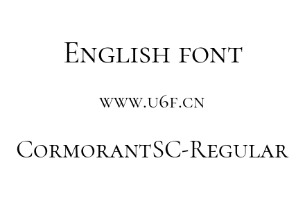 字体-CormorantSC-Regular.ttf下载