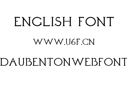 daubentonwebfont.ttf下载