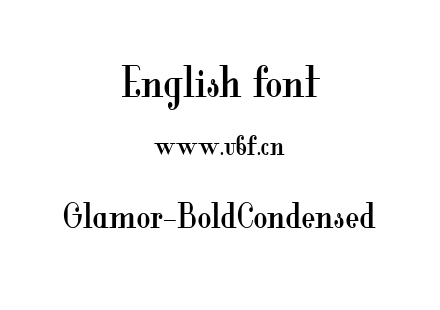 Glamor-BoldCondensed.ttf下载