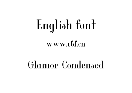 Glamor-Condensed.ttf下载