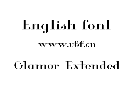 Glamor-Extended.ttf下载