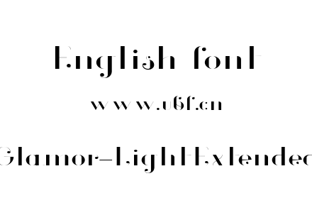 Glamor-LightExtended.ttf下载