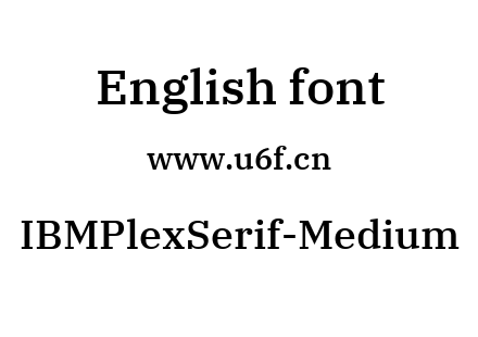 IBMPlexSerif-Medium.ttf下载