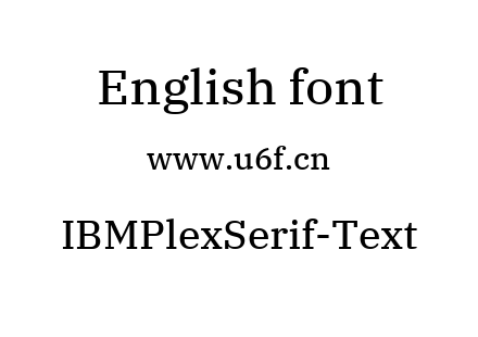 IBMPlexSerif-Text.ttf下载