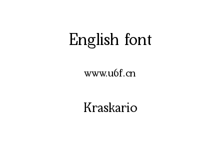 Kraskario.ttf下载
