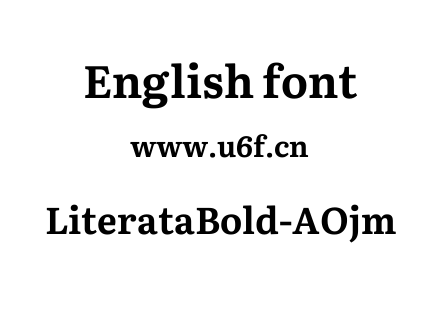 LiterataBold-AOjm.ttf下载