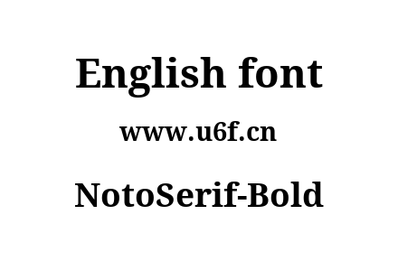 NotoSerif-Bold.ttf下载