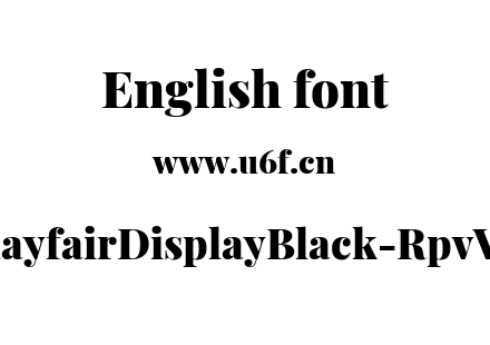 PlayfairDisplayBlack-RpvVA.ttf下载