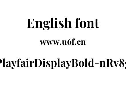 PlayfairDisplayBold-nRv8g.ttf下载