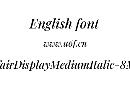PlayfairDisplayMediumItalic-8MaEg.ttf下载