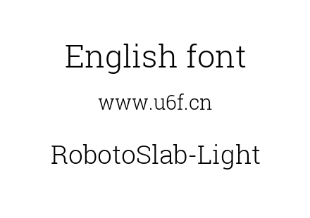RobotoSlab-Light.ttf下载