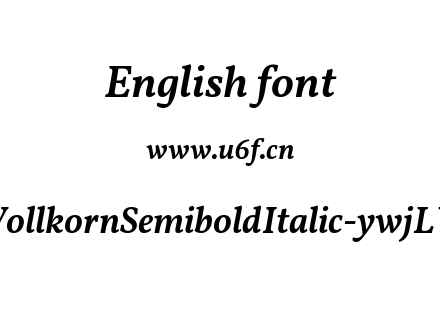 VollkornSemiboldItalic-ywjLV.ttf下载