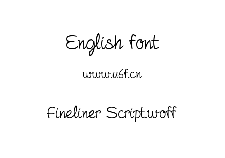 Fineliner Script.woff.ttf