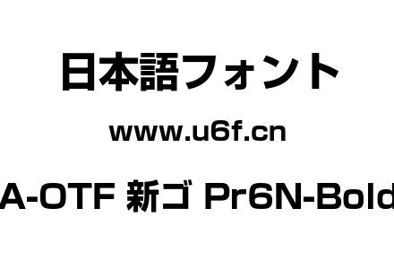 A-OTF 新ゴ Pr6N-Bold.otf