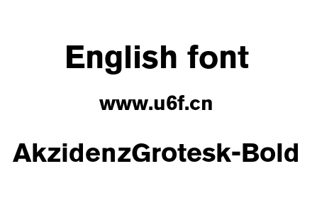 AkzidenzGrotesk-Bold.otf下载