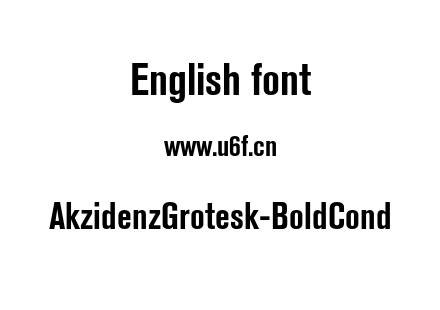 AkzidenzGrotesk-BoldCond.otf下载