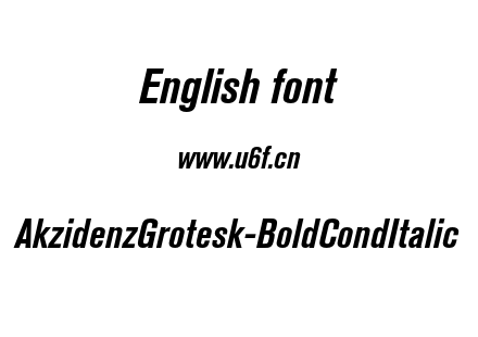 AkzidenzGrotesk-BoldCondItalic.otf下载