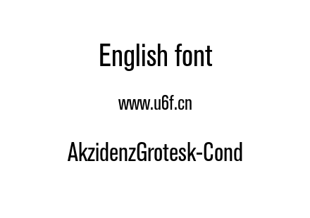 AkzidenzGrotesk-Cond.otf下载