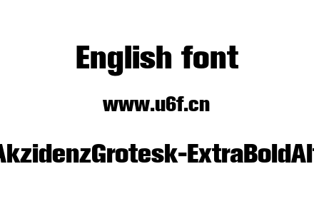 AkzidenzGrotesk-ExtraBoldAlt.otf下载