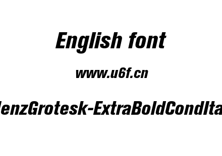 AkzidenzGrotesk-ExtraBoldCondItalicAlt.otf下载