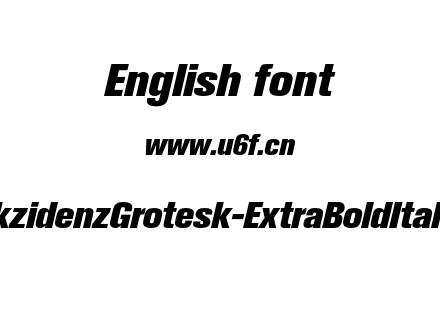 AkzidenzGrotesk-ExtraBoldItalic.otf下载