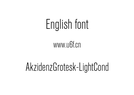 AkzidenzGrotesk-LightCond.otf下载