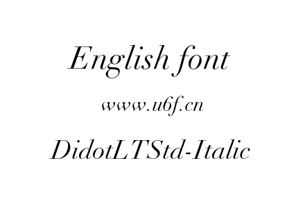 DidotLTStd-Italic.otf下载