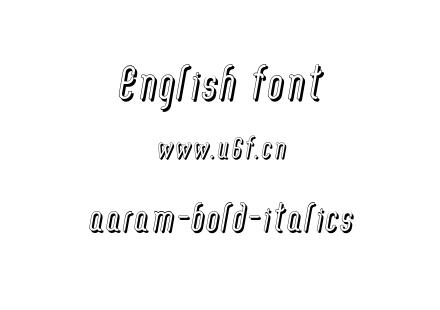 aaram-bold-italics.otf下载