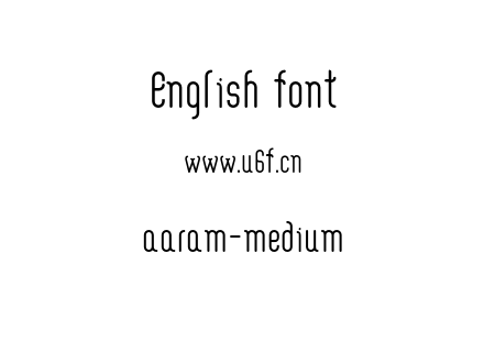 aaram-medium.otf下载