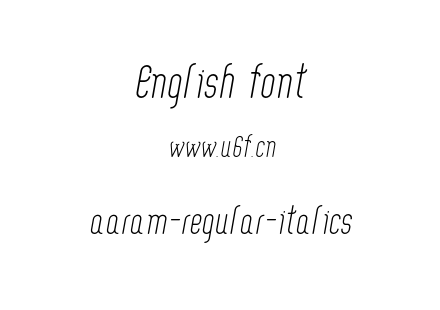 aaram-regular-italics.otf下载