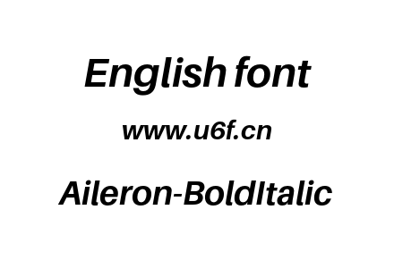 字体-Aileron-BoldItalic.otf
