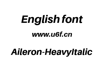 字体-Aileron-HeavyItalic.otf