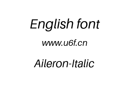 字体-Aileron-Italic.otf