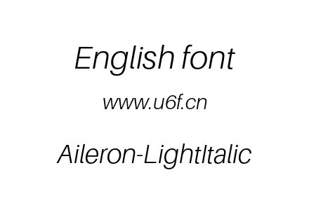 字体-Aileron-LightItalic.otf