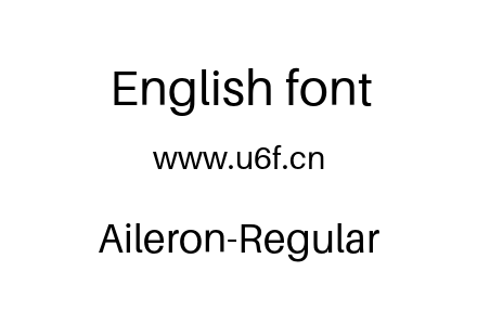 字体-Aileron-Regular.otf