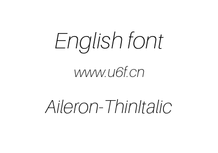 字体-Aileron-ThinItalic.otf
