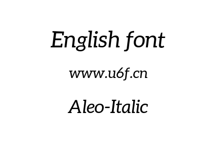 字体-Aleo-Italic.otf